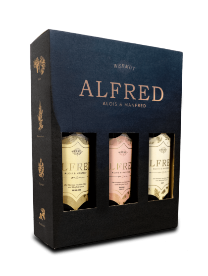 ALFRED Trio 3 x 750 ml im Geschenkkarton