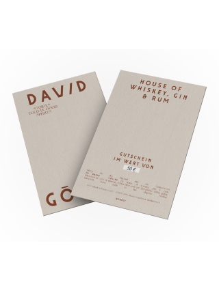Wertgutschein DAVID GLLES, 50 EURO